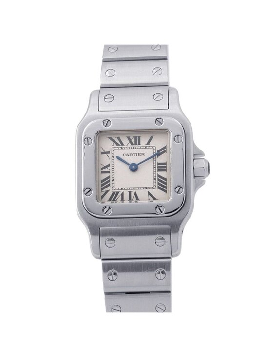 Cartier Santos Galbe SM Watch Ivory Dial Quartz main image 10